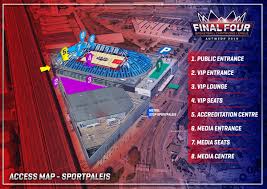 If you are a wheelchair user please call us on 03/400.00.34 (from abroad. Entdecke Das Sportpaleis Die Final Four Arena Basketball Champions League 2019 Fiba Basketball