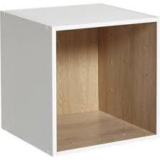 Leroy merlin supports people all around the world improve their living environment and lifestyle, by helping everyone design the home of their dreams and above all, to achieve it. Etagere 1 Case Multikaz Effet Chene Blanc H 35 2 X L 35 2 X P 31 7 Cm Leroy Merlin Cube Rangement Amenagement Placard Meuble Rangement