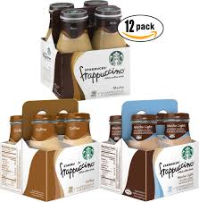 Starbucks Coffee Frappuccino Variety Pack Mocha Light Coffee Chilled Mocha 9 5 Oz Glass Bottles Coffee Ingredients Cold Brew Coffee Concentrate Coffee Flavor