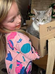 The tiny kitten beings biggest joy.