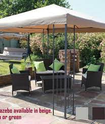 3m X 3m Twyford Metal Framed Garden Patio Gazebo Pergola Plans Diy Patio Gazebo Pergola Patio