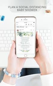 Succulent Baby Shower By Mail Invitation Baby Shower Pumpkin Virtual Baby Shower Virtual Baby Shower Invitation