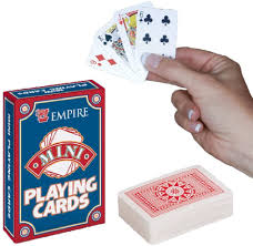 Place seven cards on the table in front of you face down. Amazon Com Loftus Mini Playing Cards 1pack Toys Games