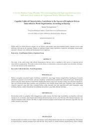 Sistem norma sosial yang memungkinkan kerjasama antar anggota masyarakat untuk menyesuaikan diri dengan alam sekitar. Pdf Ciri Ciri Budaya Yang Mampu Menyumbang Kepada Kejayaan Inovasi Yang Didorong Oleh Pekerja Di Organisasi Kerja Menurut Hoyrup Capable Cultural Characteristics Contribute To The Success Of Employee Driven Innovation In Work Organizations According