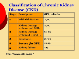 At the first stage, pathogenetic mechanisms are the same than these in acute. Chronic Renal Failure End Stage Renal Failure