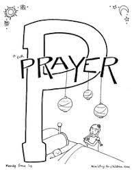 Choose the right prayer picture, download it for free and start painting! P Is For Prayer Bible Alphabet Coloring Page