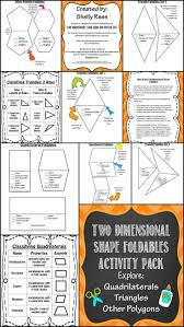 2d Shapes Activities Classifying Quadrilaterals Polygons Printable Digital Matematicas Educacion Escuela