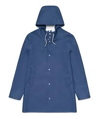 Stutterheim Stockholm Basic Raincoat Indigo