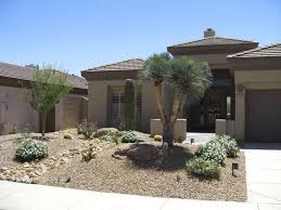 Desert front yard landscape pictures can also decorate the street with flowers around it few white rocks combined with purple flowers. Desert Landscaping Ideas To Make Your Backyard Look Amazing Homedecorite