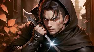 Obra-prima, melhor qualidade: 1.2) Anime boy, black hair , red eyes