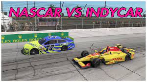 Some nascar drivers can say they've been in an indy car. Nascar Vs Indycar Youtube