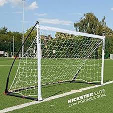 Quickplay Kickster Elite Football Goal 2x1m Ultra Portable Indoor Amp Outdoor Football Goal Features Weighted Base Single Goal Goals Elite Football