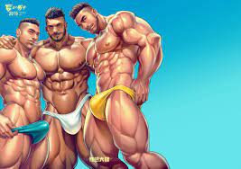 Sexy muscular men nude hentai
