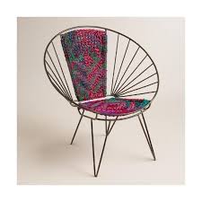Cost Plus World Market Metal Woven Chindi Chair 170 Liked On Polyvore Featuring Home Furniture Ch Eclectic Chairs Woven Chair Bohemian Living Room Decor