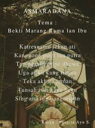 Anakmu kang dak wanti wanti. Asmaradana Bekti Marang Rama Lan Ibu Kompasiana Com