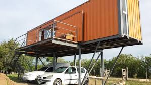 Elevated Container Home Building A Container Home Container House Container House Plans