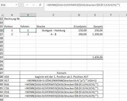 Rechnung erstellen / quittung erstellen inkl. Mit Excel Rechnungen Schreiben Rechnung Formel Spedition