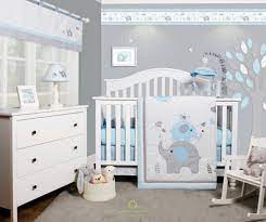 This can be proved by our previous customer who not only left. Geenny Optimababy Blue Grey Elephant 6 Pc Baby Nursery Crib Bedding Set Of 1 For Sale Online Ebay