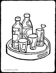 Drink beker kleurplaat kleurplaat drinkbeker met rietje afb 29656. Drinken Colouring Pages Pagina 2 Van 5 Kiddicolour