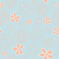 Or, allow white and dark blue to recall the antiquated appearance of blue and white porcelain. Blue And Peach Floral Seamless Pattern Design Perfect For Fabric Royalty Free Cliparts Vectors And Stock Illustration Image 116842357