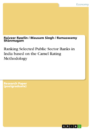 The camels rating system was developed in the united states as a supervisory rating system to assess a bank's overall condition. Ranking Selected Public Sector Banks In India Based On The Grin
