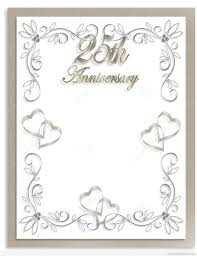 Free Silver Wedding Anniversary Invitations Templates Silver Wedding Invitations 25th Wedding Anniversary Invitations Wedding Anniversary Invitations