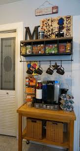 Turn it into a coffee and tea station by adding a french press and an electric kettle. Pin On Home
