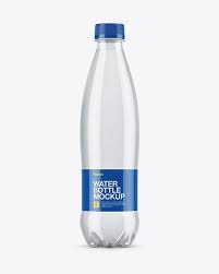 Clear Pet Bottle With Water Mockup Present Your Design On This Mockup Simple To Change The Color Of Different Parts Pet Bottle Bottle Mockup Mockup Free Psd
