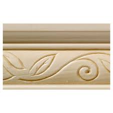 Most often used in conjunction with wainscoting it also can be used with thick paneling. Ornamental Mouldings White Hardwood Clean Scroll Chair Rail Moulding 1 2 X 2 1 4 X 96 In The Home Depot Canada