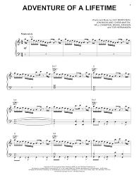 Free and featured premium digital print beginner guitar sheet music arrangements for students that are just starting print out some of our printable guitar music sheets, and have fun as you jam with your friends and practice your guitar playing skills at the same time. Coldplay Adventure Of A Lifetime Sheet Music Download Printable Pdf Pop Music Score For Piano Vocal Guitar 123151