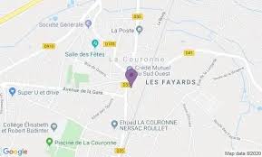 Adresse, numéro de téléphone, fax, code postal. Credit Agricole Agence De La Couronne