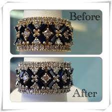 Rhodium plating is used on yellow gold to give a white appearance, or white gold look. Rhodium Plating Jewelry On James