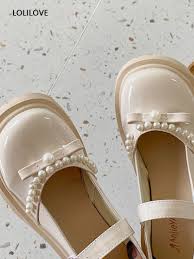 Lolilove Women Pu High Heels Shoes Lolita Gothic Uniform Shoes Sweet Girl  Cute Soft Sister Round Toe Platform Mary Jane Shoes - Pumps - AliExpress