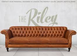 Many of these upholstered sofas also come with decorative features like cozy rolled arms and nailhead trim. Chesterfield Collection Of Iron Oak