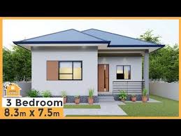 7.5 meters equals 24.61 feet, because 1 meter is equal to roughly 3.28 foot. 8 3 X 7 5 Meters 27 By 25 Ft 3 Bedrooms Small House Design 63 Square Mtr 678 Square Ft Small House Design Small House Design Plans Minimal House Design