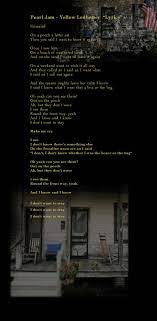 Pearl Jam Yellow Ledbetter Mirrors Lyrics Pearl Jam Lyrics Music Memories