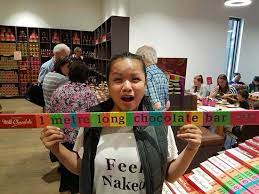 It is equal to 100 centimeters, 1/1000th of a kilometer, or about 39.37 inches. 1 Meter Long Chocolate Bar I M Up For It Picture Of Great Ocean Road Chocolaterie Ice Creamery Bellbrae Tripadvisor