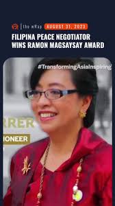 Filipina peace negotiator Miriam Coronel-Ferrer among 2023 Ramon Magsaysay  awardees #fyp #foryou #foryoupage #tiktokph #newsph #rappler
