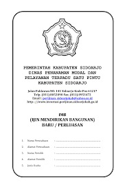 Surat dinas itu sendiri berfungsi sebagai alat komunikasi tertulis untuk menyampaikan pesan atau. Form Imb Baru Atau Perluasandownload Formulir Online