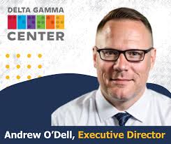 DGC Announcement! We have some exciting news to share with our Delta Gamma  Center for Children with Visual Impairments (DGC) community. We are  delighted to announce the formal appointment of Andrew O'Dell