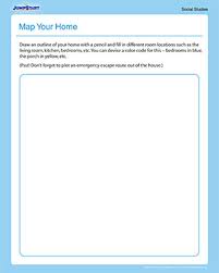 History, civics, economics and geography. A Map Of My House 1st Grade Social Studies Worksheet Jumpstart
