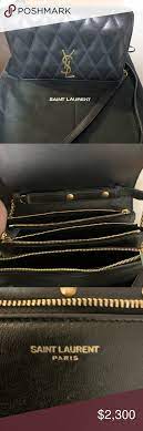 Ysl Angie Chain Bag In Diamond Quilted Lambskin Chain Bags Yves Saint Laurent Bags Ysl Handbags