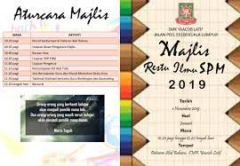 Majlis ini diadakan untuk calon spm 2020 yang akan menghadapi peperiksaan tidak lama lagi, juga taklimat tentang hala tuju pendidikan selepas spm nanti. Majlis Restu Ilmu Spm 2019 By Nani Flipsnack