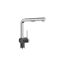 Discover the top 50 best kitchen sink faucets and reviews to buy. Blanco Posh Low Arc Pull Out Kitchen Faucet 2 2 Gpm Flow Rate Dual Spray Chrome Cinde The Home Depot Canada