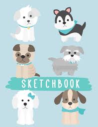 Draw an upside down heart and a triangular shape with two cutout holes. Sketchbook Cute Little Puppies Large Blank Sketchbook For Kids 8 5 X 11 Letter Size For Drawing Sketching Doodling Drawing Books For Kids Sketchbooks Pinkcrushed Notebooks Pinkcrushed 9781986173063 Amazon Com Books