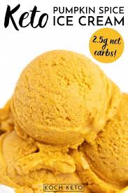 Easy Sugar Free Keto Pumpkin Pie Ice Cream Recipe Pumpkin Spice Ice Cream Pumpkin Ice Cream Recipe Pumpkin Recipes Keto