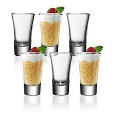 Shot Glasses Heavy Base Tot Glasses 6 Pieces Shot Glasses Glass Bar Glassware