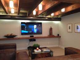These choices require minimal space and are perfect for newer homes where you can also get lighting fixtures that fit easily into the frame, providing ample light without protruding into the room. 42 Basement Lighting Ideas Basement Lighting Lighting Lights
