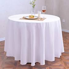 Free shipping on orders over $25 shipped by amazon. Eventsdeco Round Tablecloth White Table Cloth 70 Inch Polyester Fabric Table Cloths For Banquet Buffet Wedding Party And Dining Pricepulse