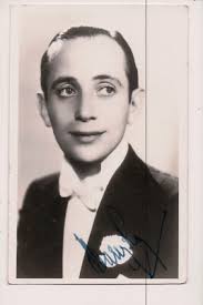 Autographed Postcard Harry Roy British dance band leader and clarinet  player